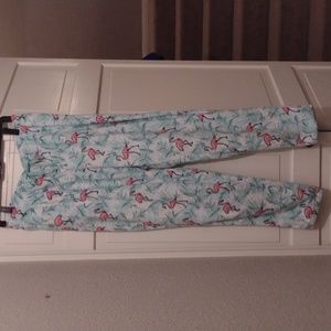 CuddlDuds flamingo lounge/ pajama pants